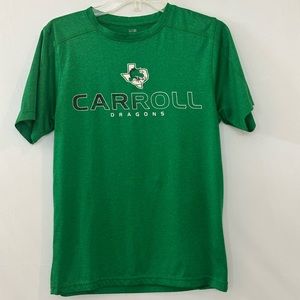 Carroll ISD School Spirit Green T-shirt size S Unisex